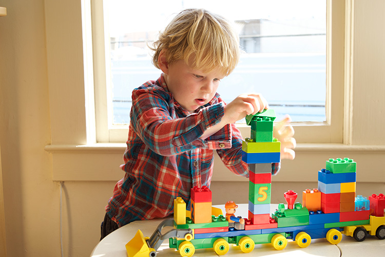 Washi Tape Lego Duplo Blocks!