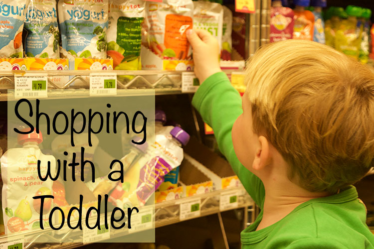 Shopping with a Toddler