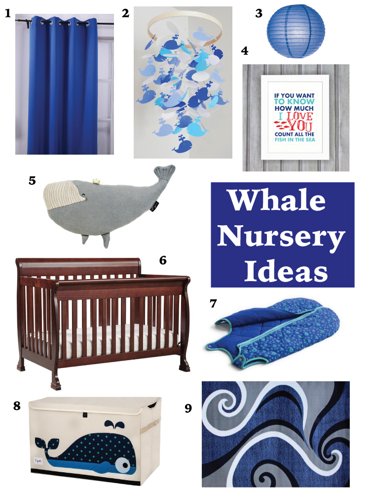 whale themed nursery