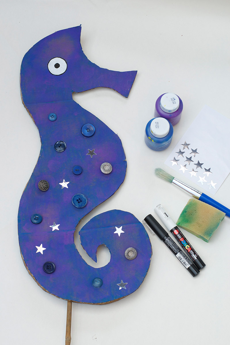 Craft a Seahorse with This Fun and Easy Number 3 Craft