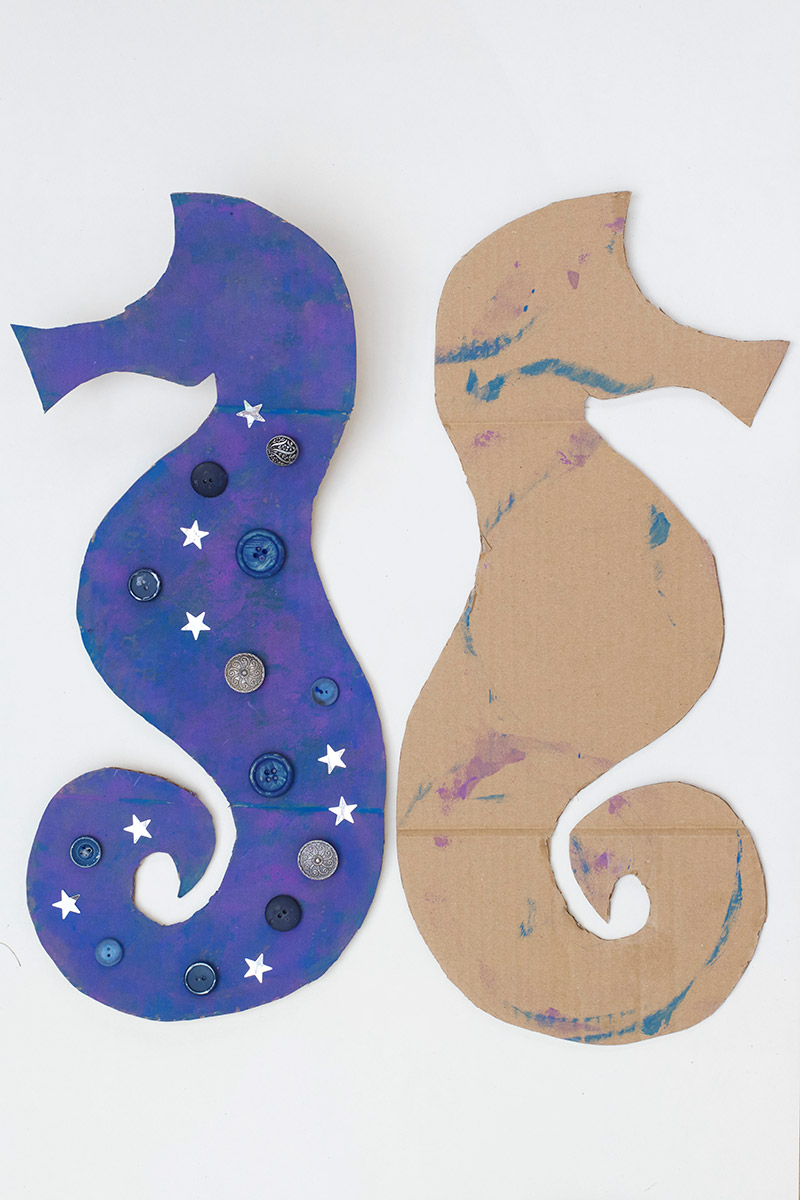 Seahorse | Easy drawings, Easy animal drawings, Seahorse drawing