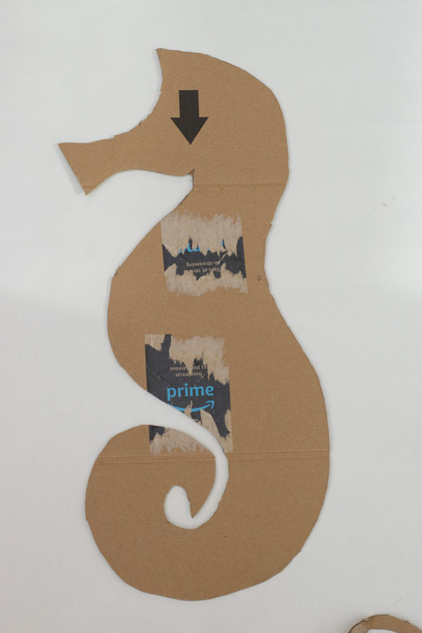 Make a Seahorse Hobby Horse (With Things You Have At Home) - Little Fish