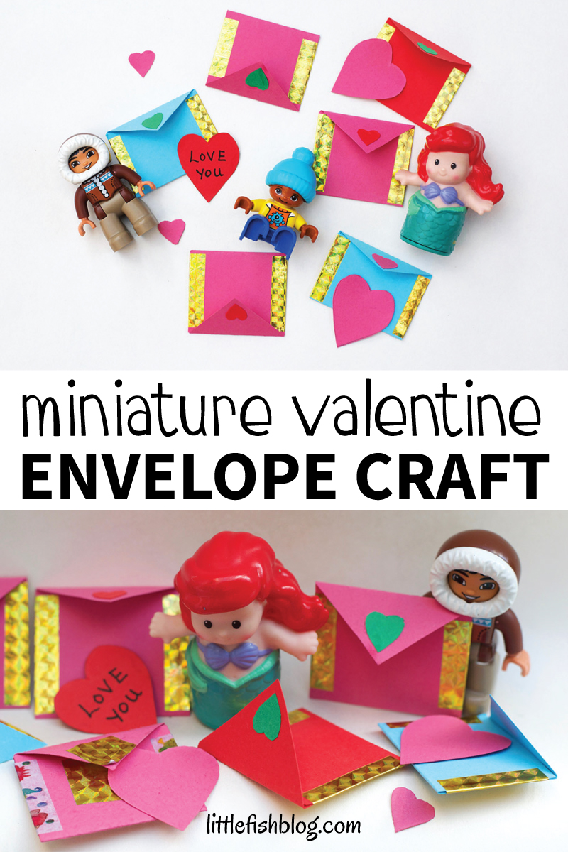 Valentines Day Gifts for Kids, Mini Valentine Cards & Envelopes