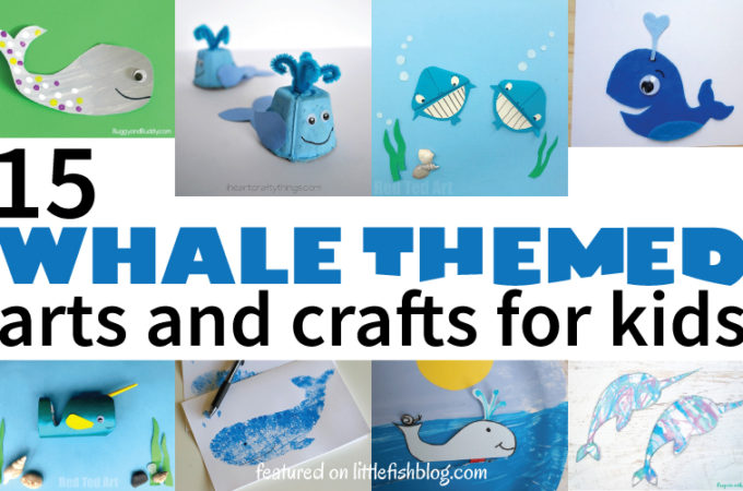 15 Whale Themed Arts and Crafts For Kids