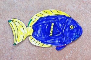 Sea Creature Stick Puppets - with Free Printable! - Little Fish