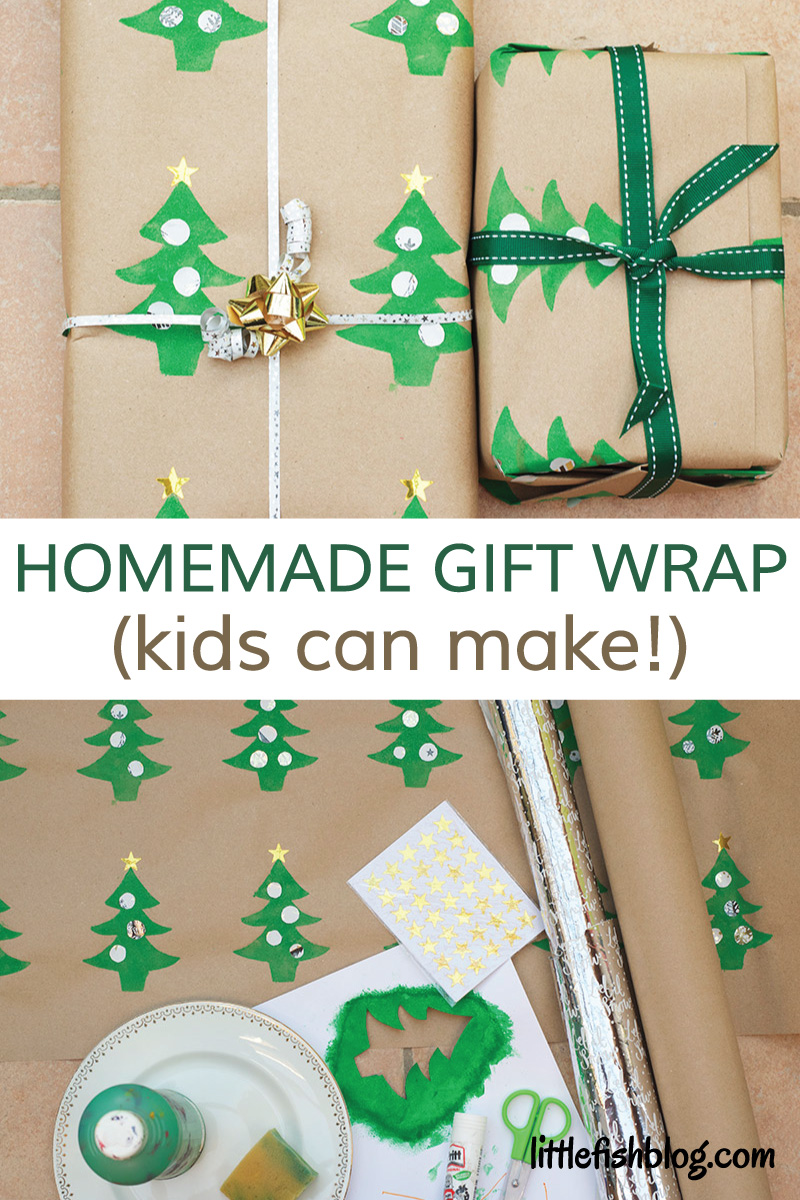 DIY Festive Wrapping Paper