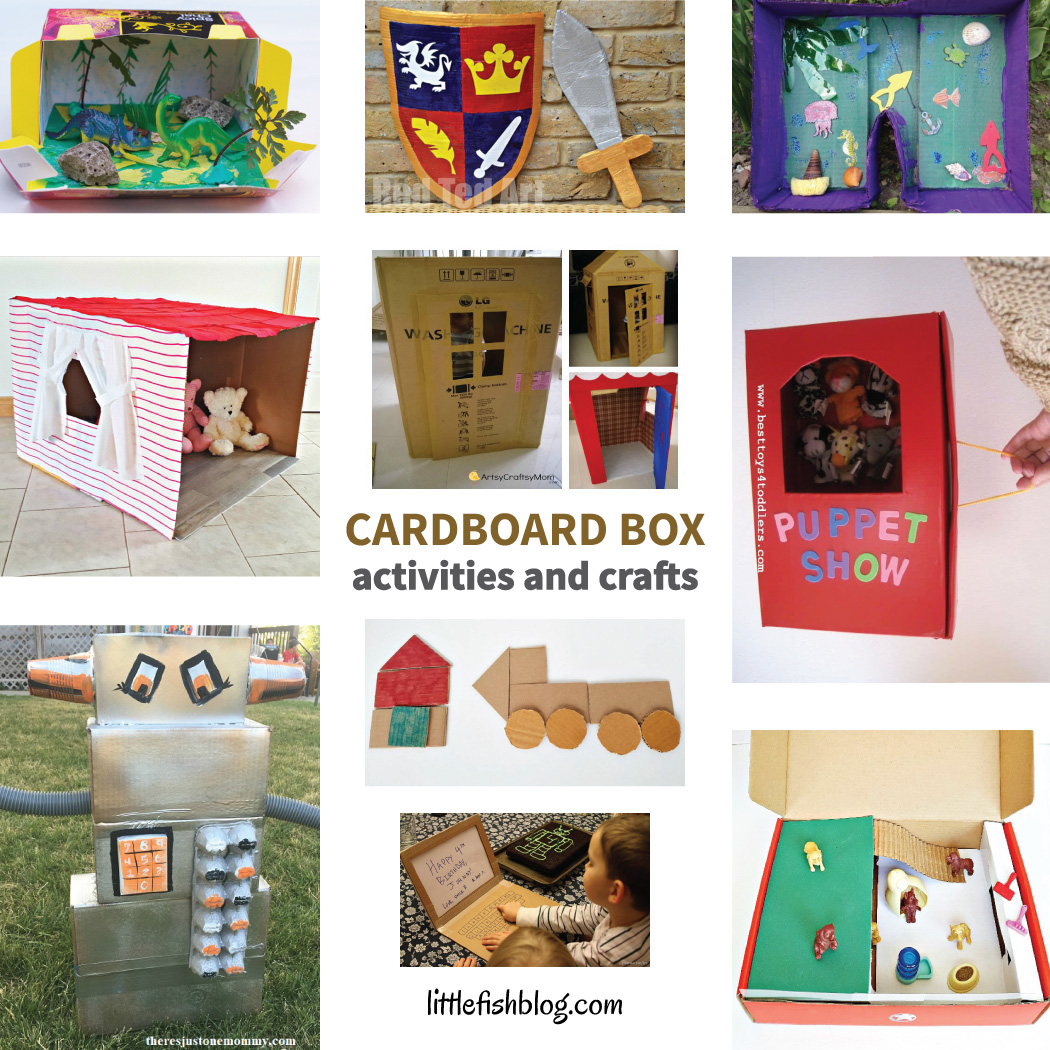 8 Creative Cardboard Box DIYs / Cardboard crafts 