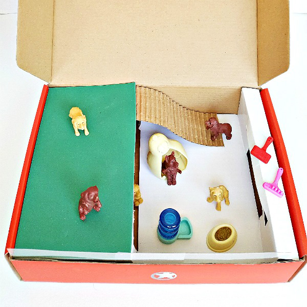 Simple Cardboard Box Activities and Crafts for Kids - Little Fish