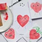 Heart Stencil Cards for Kids
