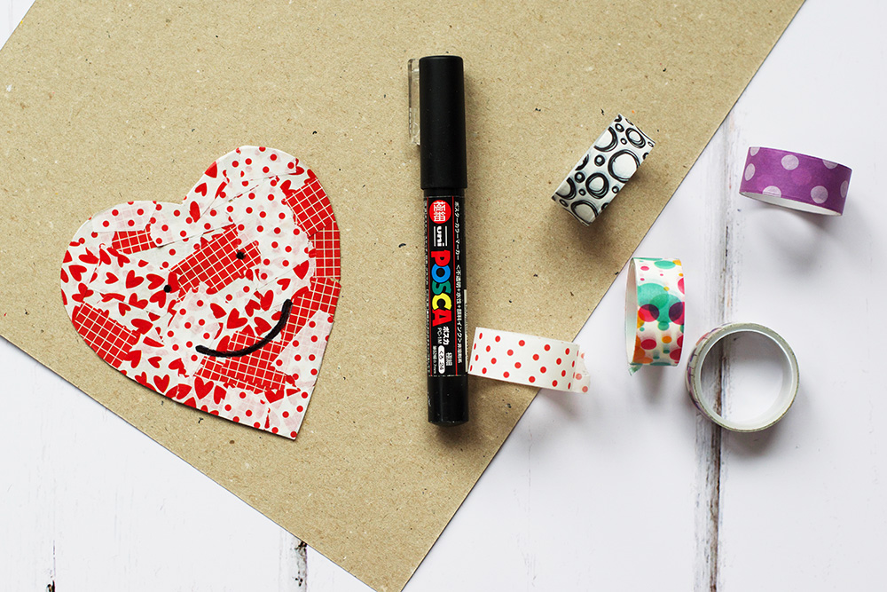 Washi Tape Crafts: Covered Heart Boxes